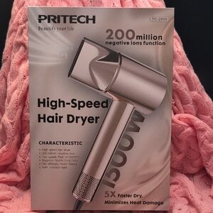Pritech High-Speed Hair Dryer - Gold